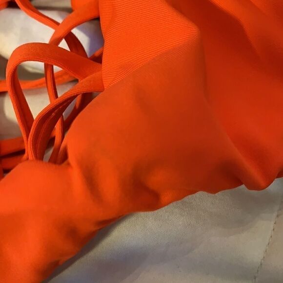 Seafolly orange bikini NWT 8 - Picture 3 of 4